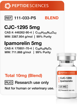 CJC-1295, Ipamorelin 10mg (No DAC) (Peptide Blend)
