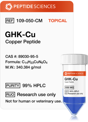 GHK-Cu 1gram (Copper Peptide) (1000mg) (Topical)