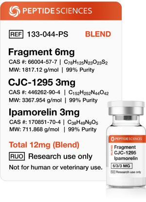 Fragment, CJC1295, Ipamorelin 12mg (Blend)