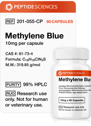 Methylene Blue (10mg x 60 Capsules = 600mg)