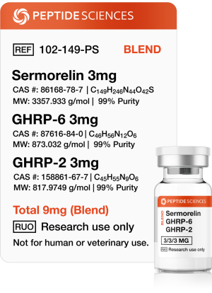 Sermorelin, GHRP-6, GHRP-2 9mg (Blend)