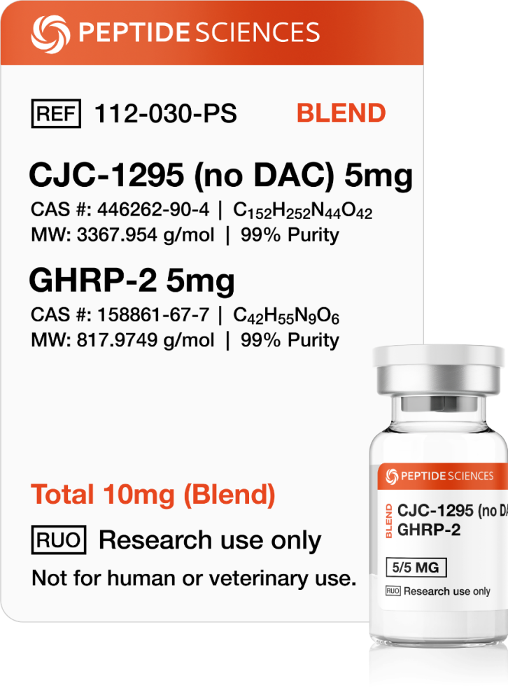 CJC-1295 (No DAC), GHRP-2 10mg (Blend)