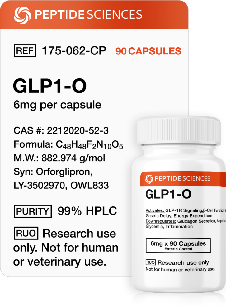 GLP1-O (6mg x 90 Capsules = 540mg)