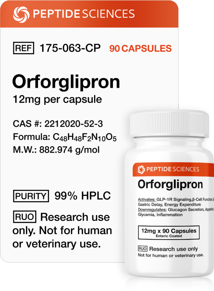 Orforglipron (12mg x 90 Capsules = 1,080mg)