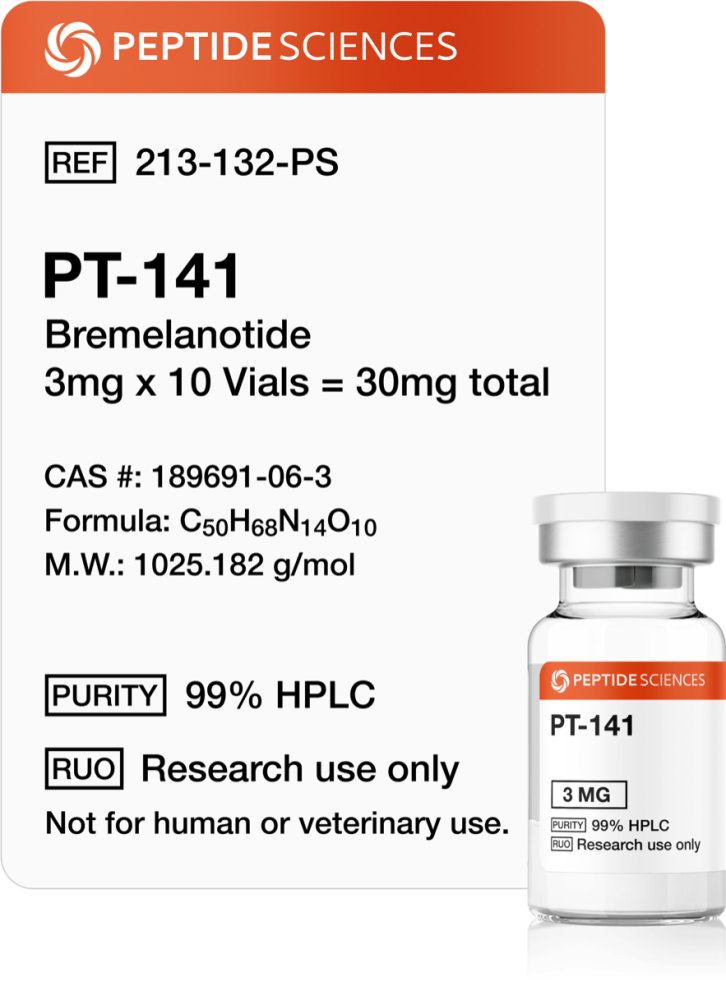 PT-141 (3mg x 10 Vials = 30mg)
