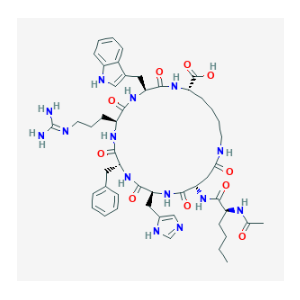 PT-141 (3mg x 10 Vials = 30mg) structure